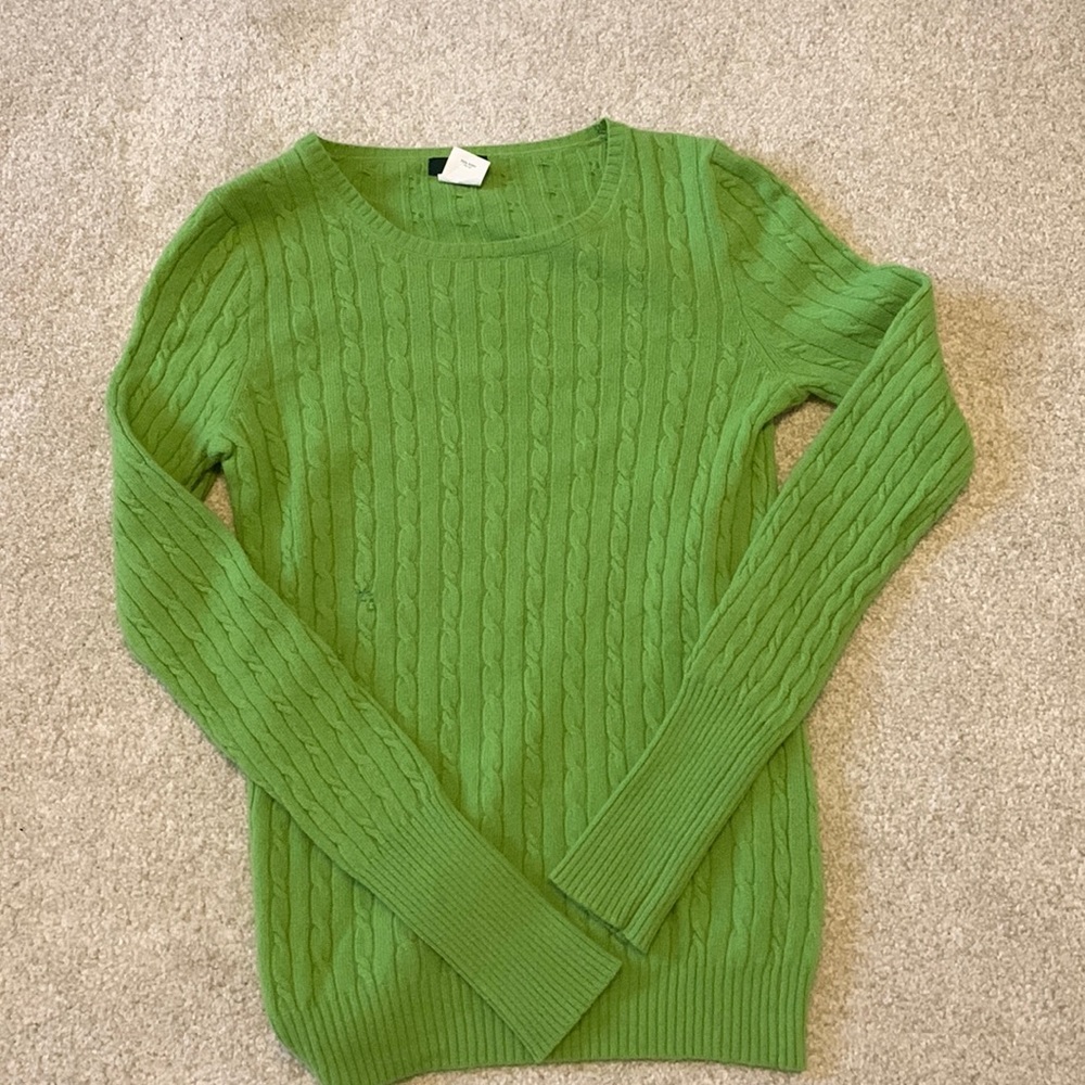 J. Crew women’s sweater Size XS Green